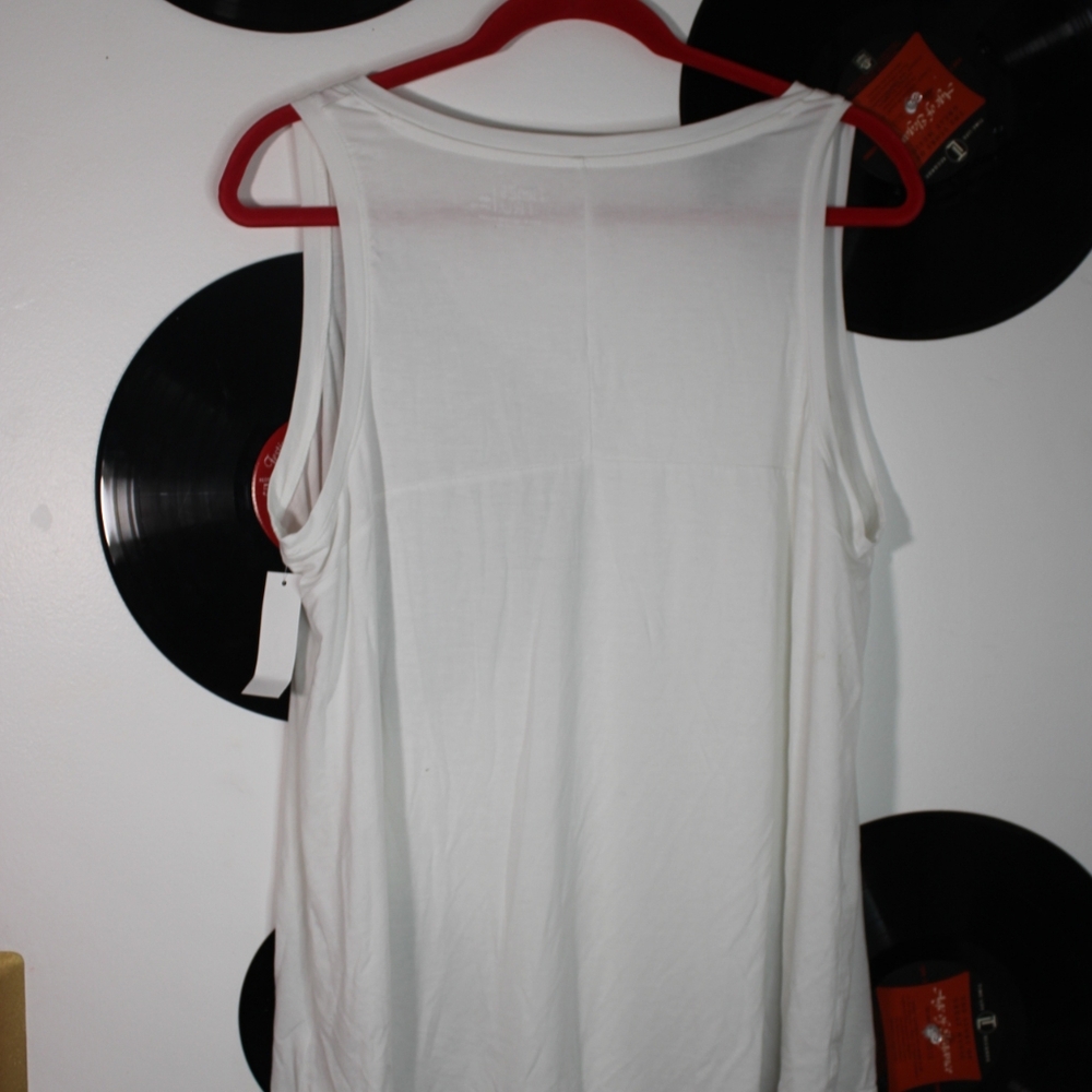 White Sleeveless Women's Top